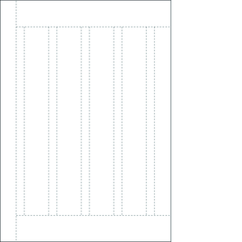 GZ31A HAGER Bezeichnungsblatt,Gamma,Satz = 10 St. Produktbild front M
