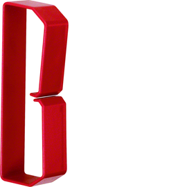 HN501253 HAGER Drahthalteklammer 50125,rot Produktbild front M