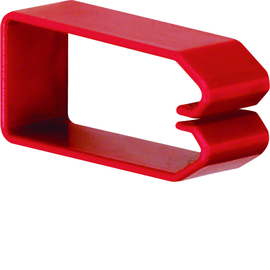 HN750373 HAGER Drahthalteklammer 75037,rot Produktbild front M