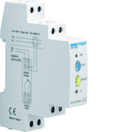 HR500 HAGER FI-Relais 30mA ohne Zeitverzögerung Produktbild front M