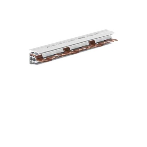 KDN363N HAGER Phasenschiene 3P Gabel 10mm² 63A 9M Produktbild Front View L
