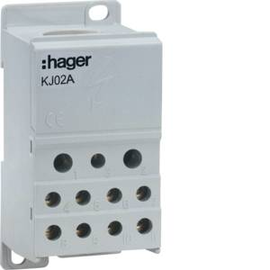 KJ02A HAGER Verteilerblock,160/250A,1polig Produktbild