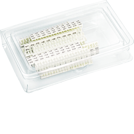 KWL003 HAGER Bezeichnungsclips 101-200 ( 25 Äste) Produktbild front M