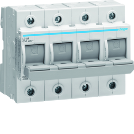 L74M HAGER Schalter-Sicherungs-Einheit,D0,4-pol,63A Produktbild front M