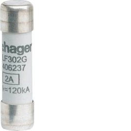 LF302G HAGER Sicherung 10x38 gG 2A Produktbild