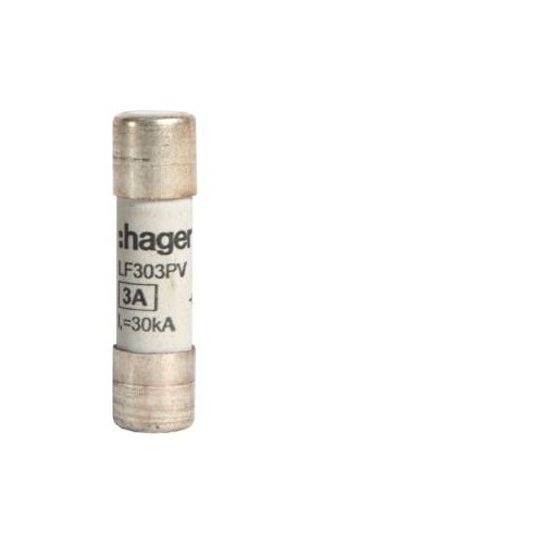 LF303PV HAGER Sicherung PV 10x38 mm 1000V DC 3A Produktbild