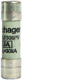LF308PV HAGER Sicherung PV 10x38 mm 1000V DC 8A Produktbild front M