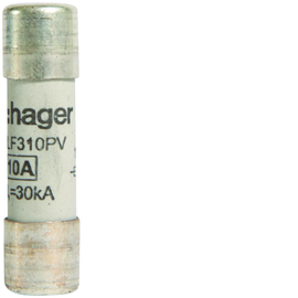 LF310PV HAGER Sicherung PV 10x38 mm 1000V DC 10A Produktbild front M