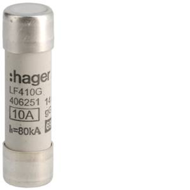 LF410G HAGER Sicherung 14x51 gG 10A Produktbild