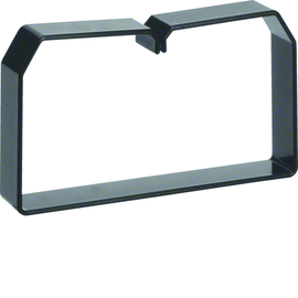 LK751253 HAGER Drahthalteklammer 75125,schwarz Produktbild front M