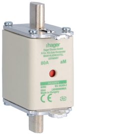 LNH00080M6A HAGER NH-Sicherungseinsatz NH00 aM 690V 80A Produktbild front M