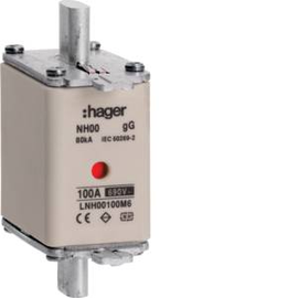 LNH00100M6 HAGER NH-Sicherungseinsatz NH00 gG 690V 100A Produktbild