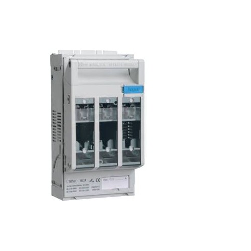 LT052 HAGER NH00-Trenner 3x160A Hutschiene M8 Produktbild Front View L