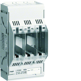 LT056U HAGER NH00-Unterteil 0 3x160A SS 60mm 70mm2 Produktbild front M