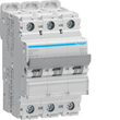 NSN310 HAGER LS-Schalter 3polig, D-10A, 25kA Produktbild