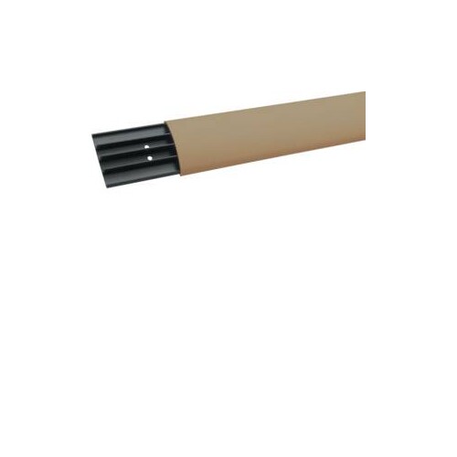 SL1807501019 HAGER Aufbodenkanal 18x75,PVC,beige Produktbild Front View L