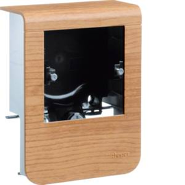 SL20080901D2 HAGER Gerätetr univ desi SL20080 Dekor buche Produktbild front M