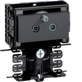 SL200809499011 HAGER Gerätetr Techn SL20080 BK/SAT ED graphit Produktbild front M