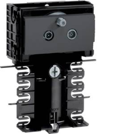 SL201159499011 HAGER Gerätetr Techn SL20115 BK/SAT ED graphit Produktbild front M