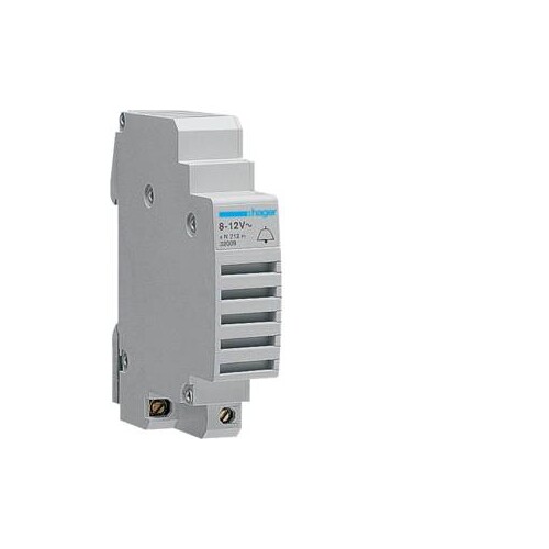 SU212 HAGER Klingel 8-12V 5VA 1PLE Produktbild Front View L