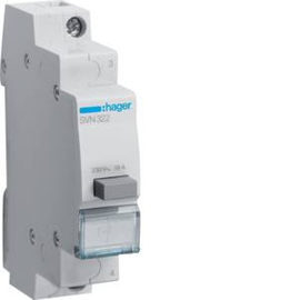 SVN322 HAGER Druckschalter 16A 1Ö 230V AC 1PLE Produktbild front M