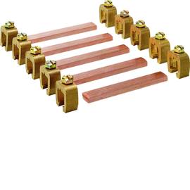 UM05A HAGER S-Schienenverbinder,Univers,12x5mm,5-pol Produktbild front M