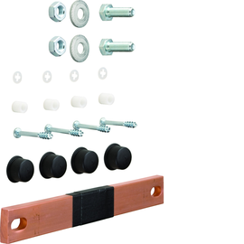 UM05F HAGER S-Schienenverbinder,Univers,30x10mm, Produktbild front M