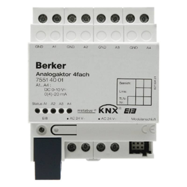 75514001 Berker BERKER KNX Analogaktor 4fach REG Produktbild