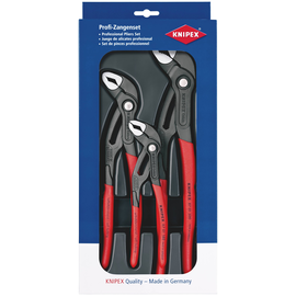 002009V02 Knipex Cobra-Paket 3-tlg. Wasserpumpenzangen 180, 250, 300mm Produktbild