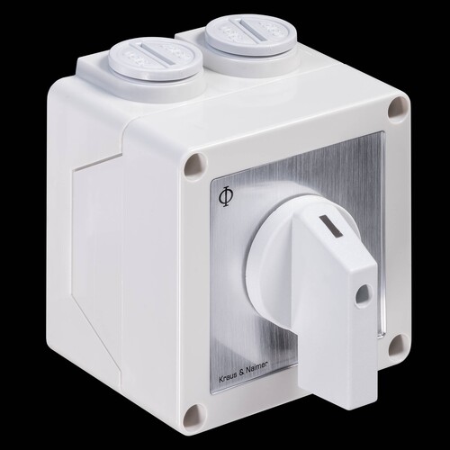 CA20 A201 PNL4 K&N AUSSCHALTER 2POL 25A AUFPUTZ IP42 7,5KW Produktbild
