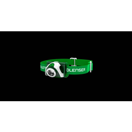 6103 Ledlenser SEO3 LED-Stirnlampe grün 100-Lumen inkl.3xAAA/waschbares Kopfband Produktbild