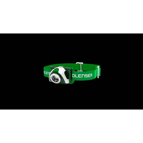 6103 Ledlenser SEO3 LED-Stirnlampe grün 100-Lumen inkl.3xAAA/waschbares Kopfband Produktbild