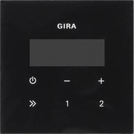 248100 GIRA Bedienaufsatz Unterputz Radio RDS Flächenschalter Produktbild