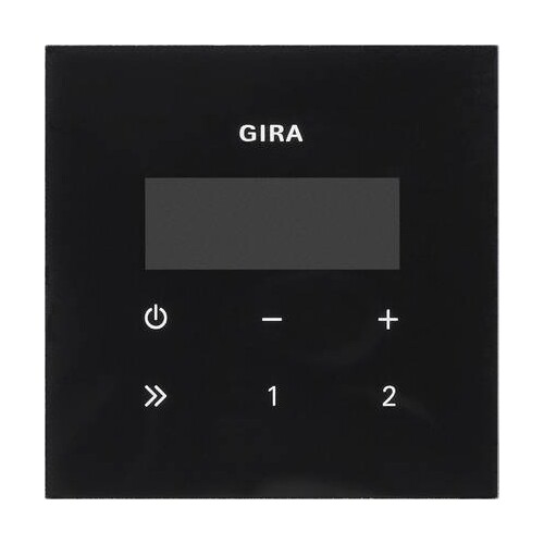 248100 GIRA Bedienaufsatz Unterputz Radio RDS Flächenschalter Produktbild Front View L
