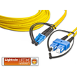 LDP-09 LC-SC 1.0 LIGHTWIN IT-Patchk.LWL Kst.OS1 EM LC/SC 1m Produktbild front S