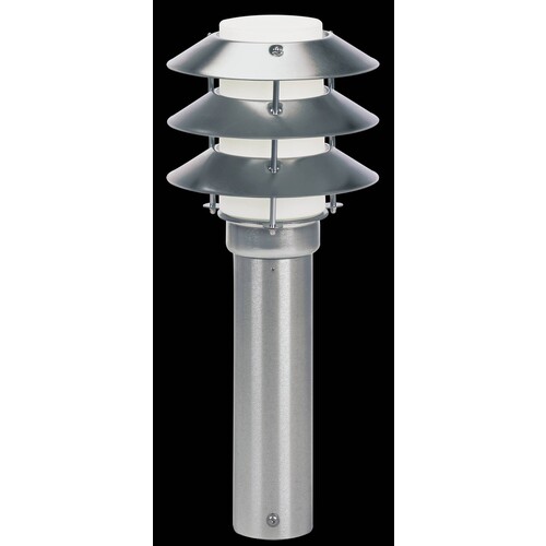 690500 Albert Sockelleuchte Edelstahl max.75W  E27 230V IP 44 Produktbild