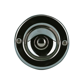 64144 Grothe GROTHE Kontakt-Schale mit 1 Taste Messing glanz verchromt, (Typ KS Produktbild front M