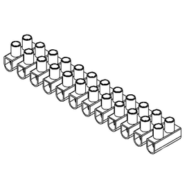 129.3 Kleinhuis KLEINHUIS Anschlussklemme EKL Gr.0 -4mm2 12-polig, Produktbild front M