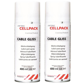 124050 Cellpack Cable Gliss Spraydose 400ml Cable Gliss Produktbild front M