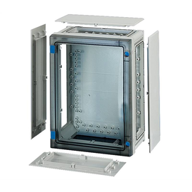 10392000 Hensel FP 0211 Leergehäuse Gr.2 270x360x186mm ENYSTAR transp.Tür+Wänden Produktbild front M