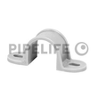 TSL63 Pipelife 2-lappige Schelle 63 hellgrau Produktbild