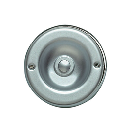 64143 GROTHE Kontakt-Schale mit 1 Taste Messing matt verchromt (Typ KS 2075) Produktbild front M