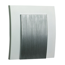 44565 Grothe Gong zweiklang weiß/silber Design für Trafo 8-12V/4VA, Produktbild front M