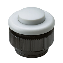 61032 Grothe Klingeltaster Knopf grau Hülse grau, (Typ PROTACT 381 Produktbild front M