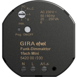 542000 GIRA Funk Dimmaktor Mini 20 250 VA Gira eNet Produktbild