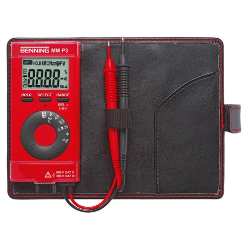 044084 Benning MM P3 Digital Multimeter 600/600V 40MOhm 100µF Produktbild