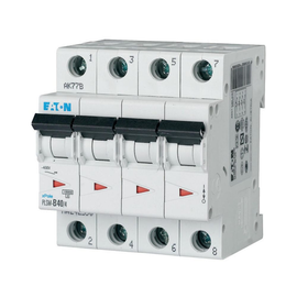 242616 EATON PLSM-C40/4-MW Leitungsschutzschalter 40A 10kA  4-polig Produktbild