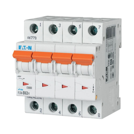 242618 EATON PLSM-C63/4-MW Leitungsschutzschalter 63A 10kA  4-polig Produktbild