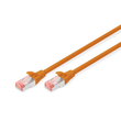 DK-1644-010/OR Digitus Patchkabel Cat.6 S/FTP 1,0m Orange Produktbild