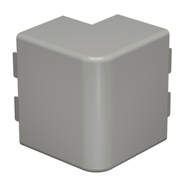 6022146 OBO WDK HA60110GR Außeneckhaube 60x110mm Polyvinylchlorid steingrau Produktbild front M